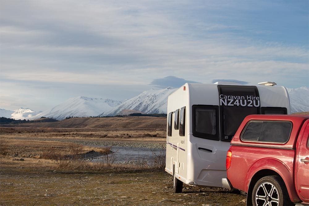 Caravan at Tekapo